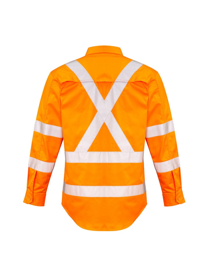 Mens Hi Vis X Back Taped Shirt