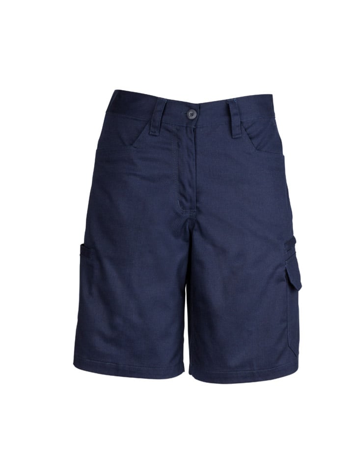 Womens Plain Utility Shorts