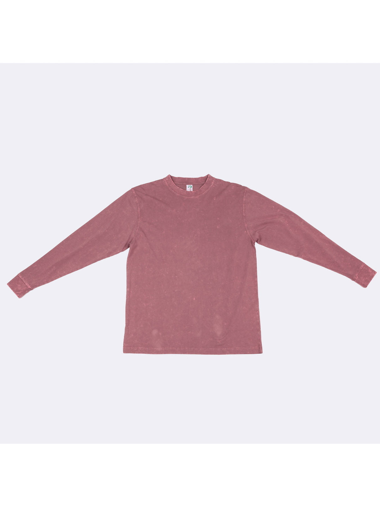 Mens Stone Wash Long Sleeve Tee