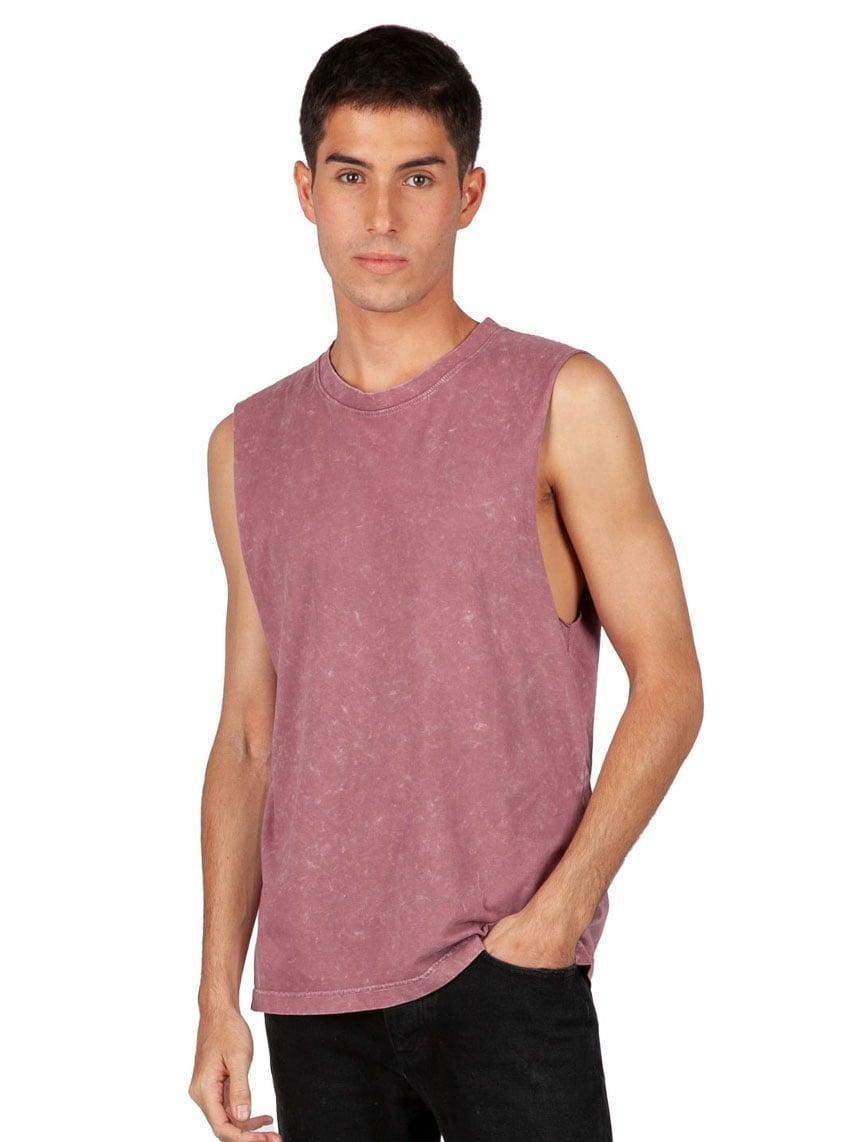 Mens Stone Wash Tanks