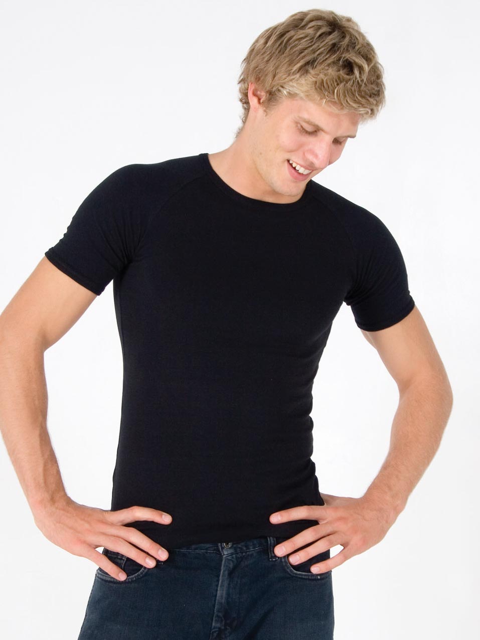Mens Cotton/Spandex T-Shirt