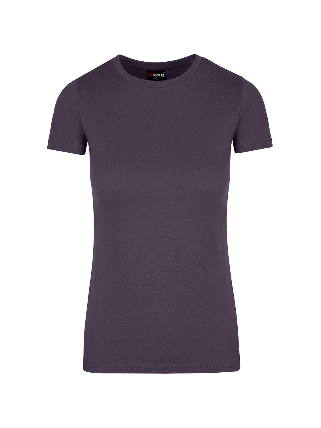 Ramo - Ladies American style t-shirt in a dark purple color.
