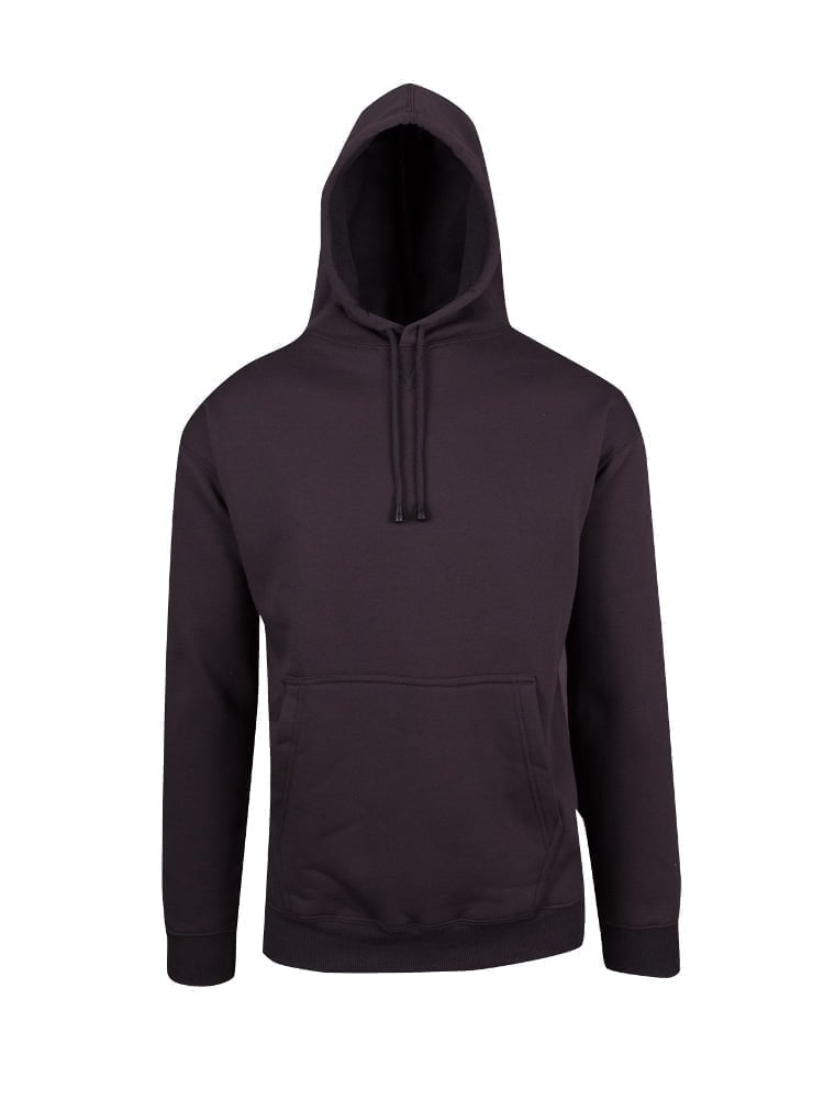 Ramo - Mens dark grey kangaroo pocket hoodie