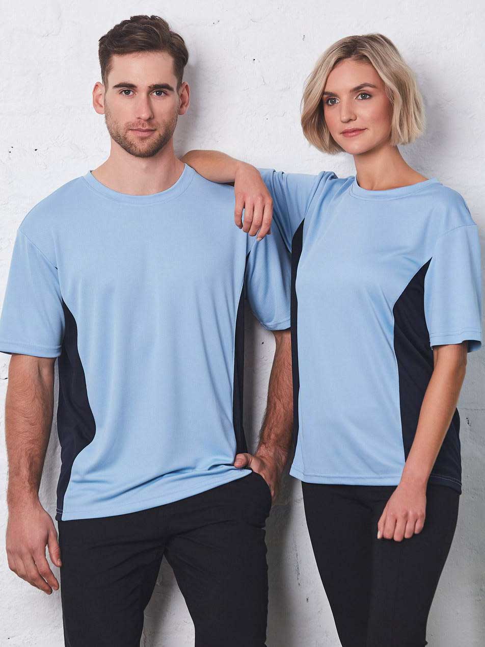 Adults' CoolDry Mesh Contrast Tee (Unisex)