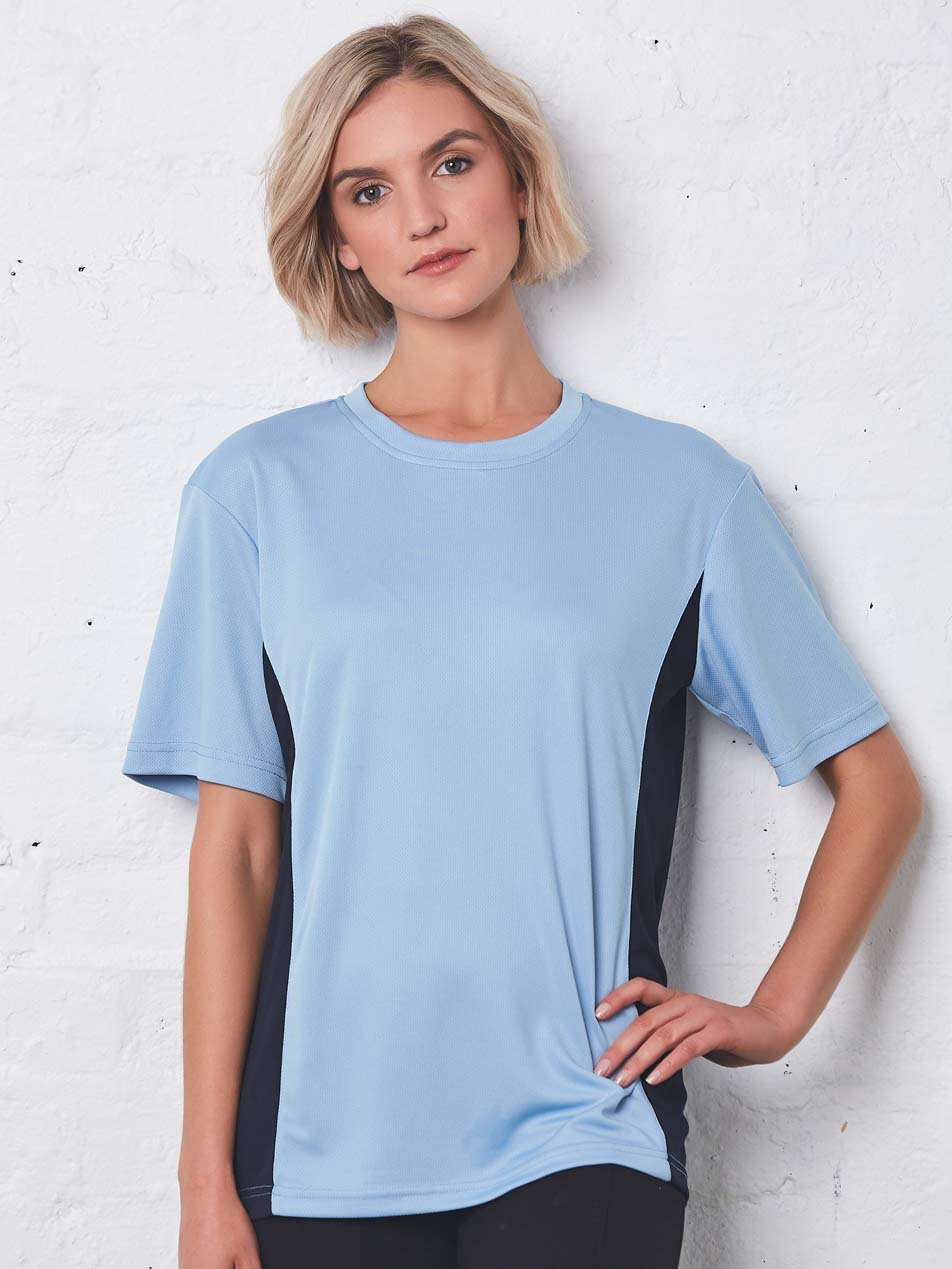 Adults' CoolDry Mesh Contrast Tee (Unisex)