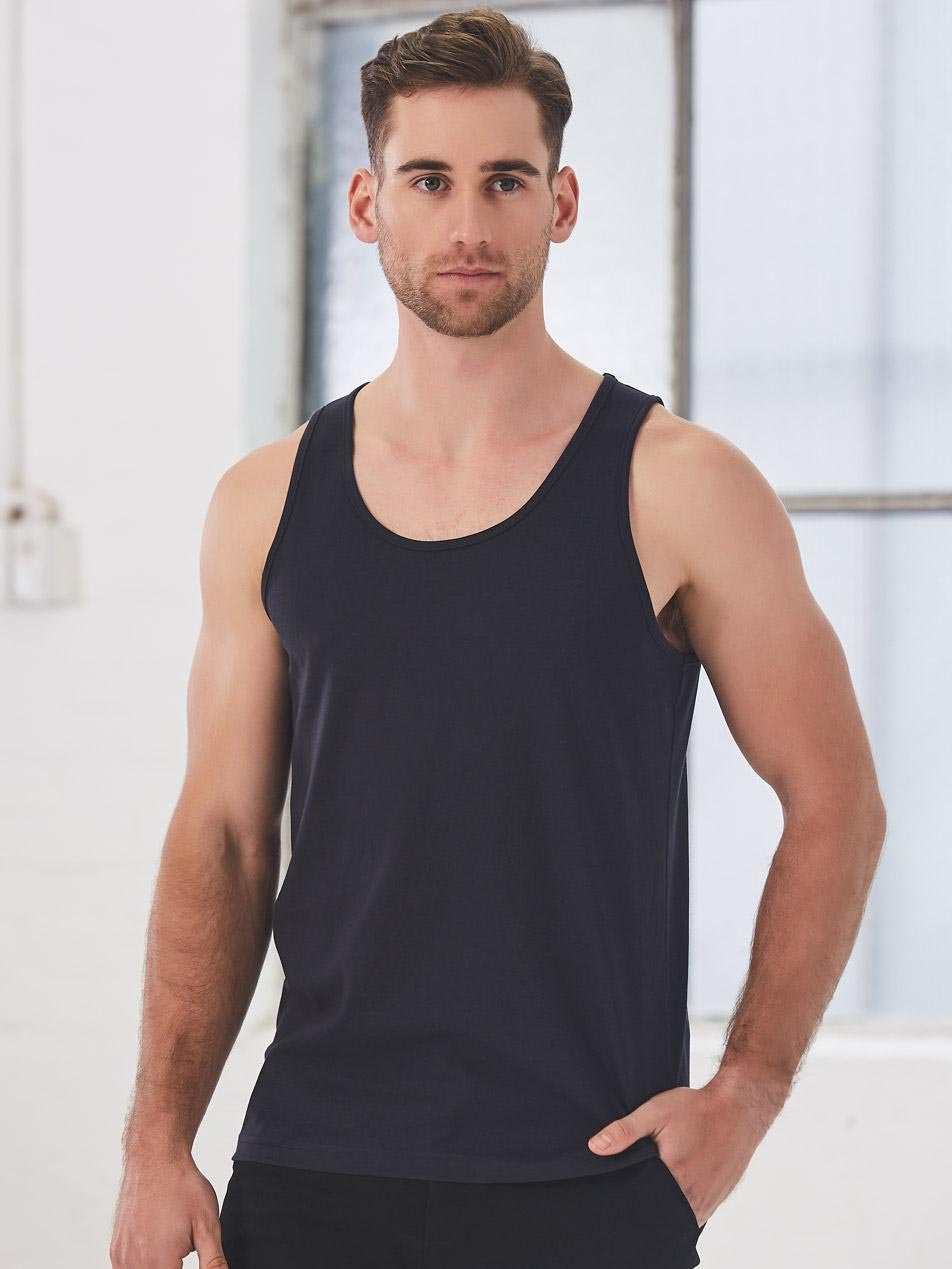 Mens 100% Cotton Trainer's Singlet
