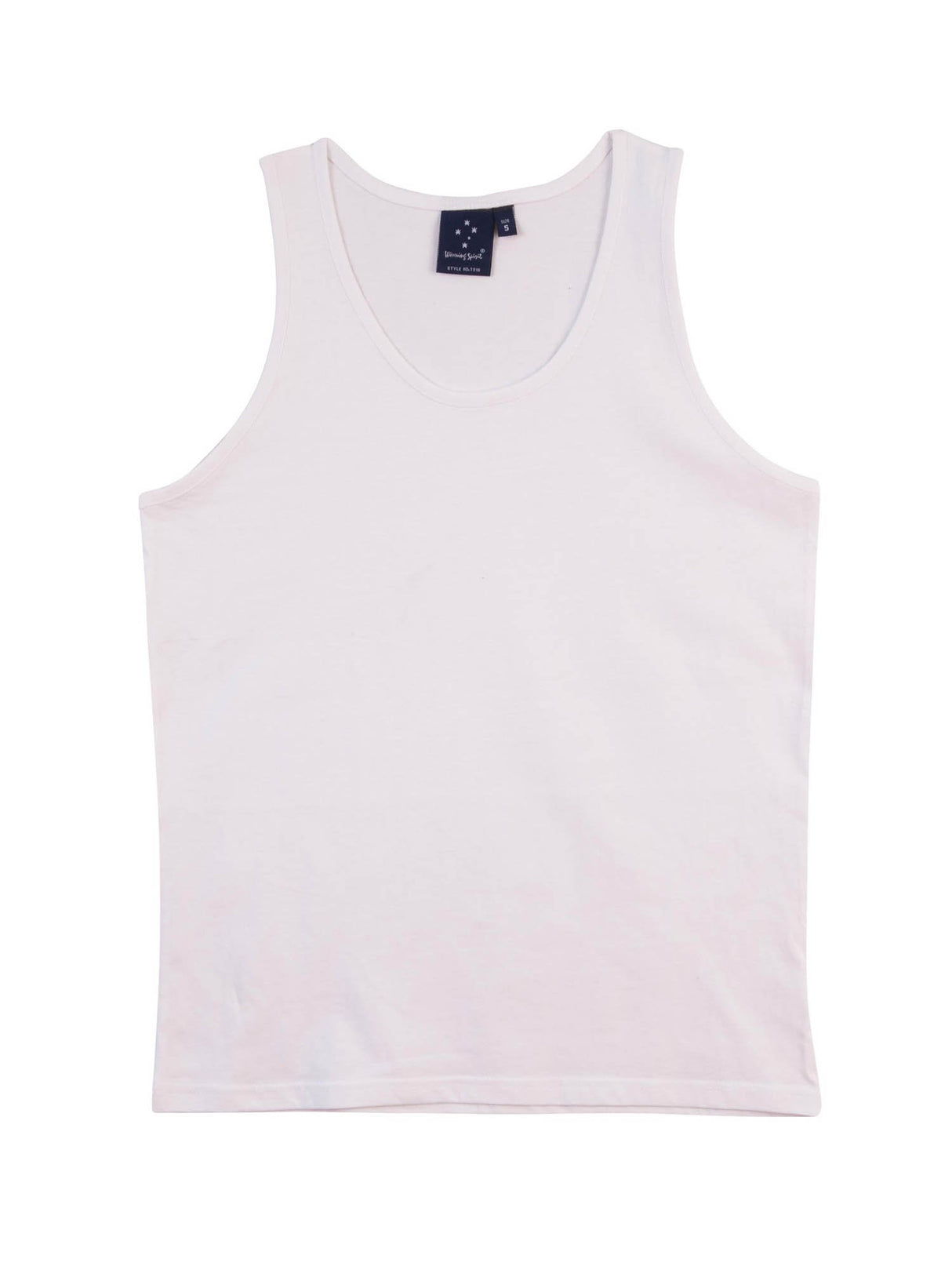Mens 100% Cotton Trainer's Singlet