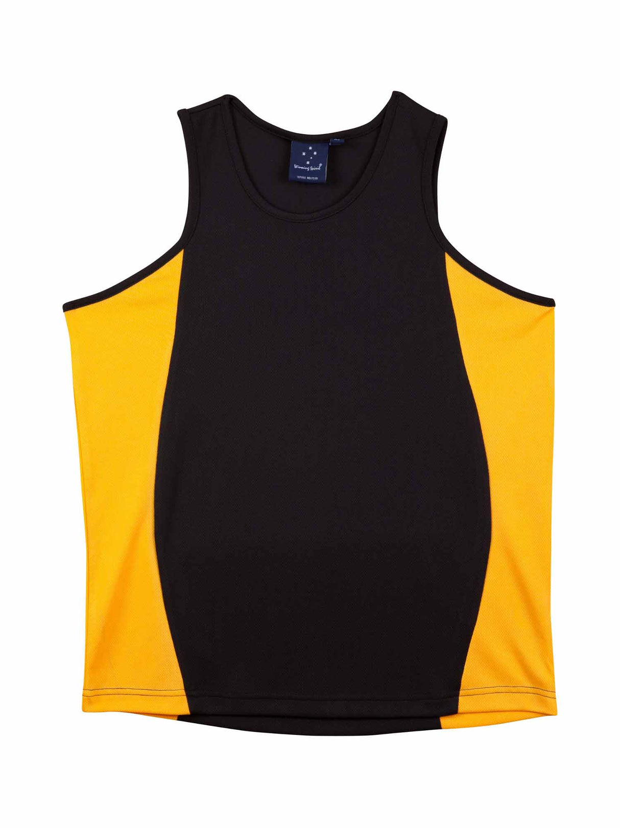 Mens TrueDry Mesh Contrast Singlet
