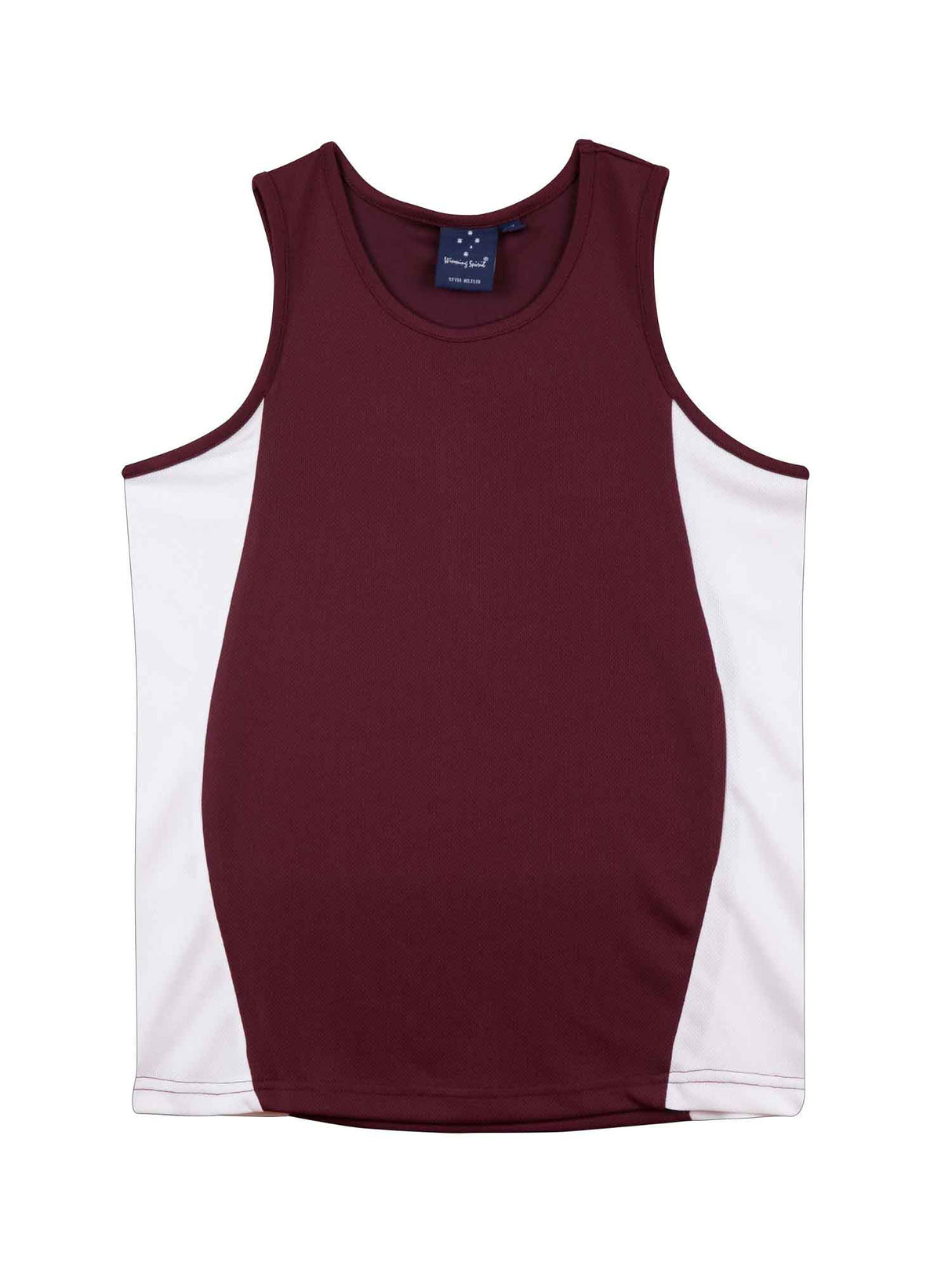 Mens TrueDry Mesh Contrast Singlet