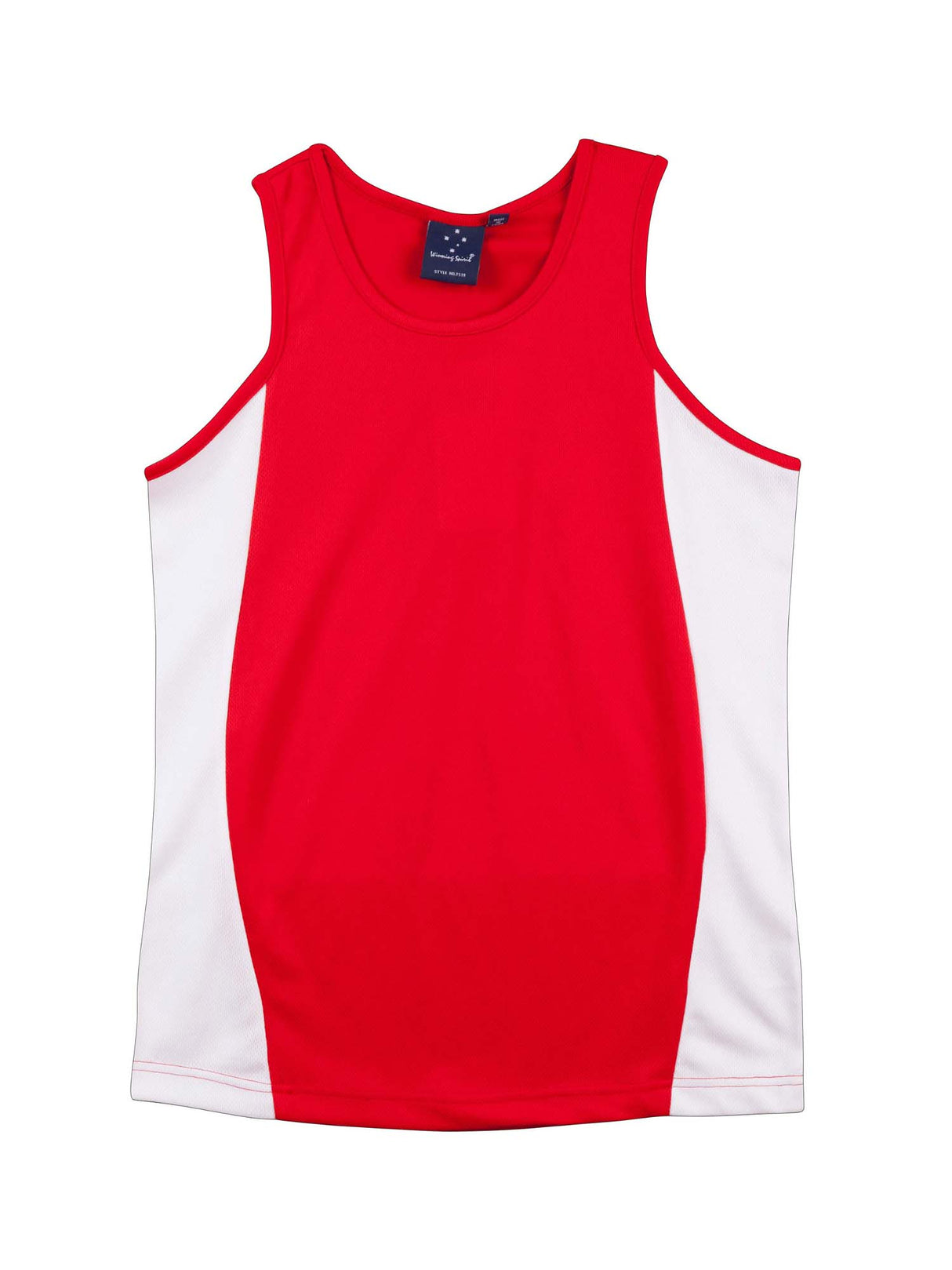 Mens TrueDry Mesh Contrast Singlet