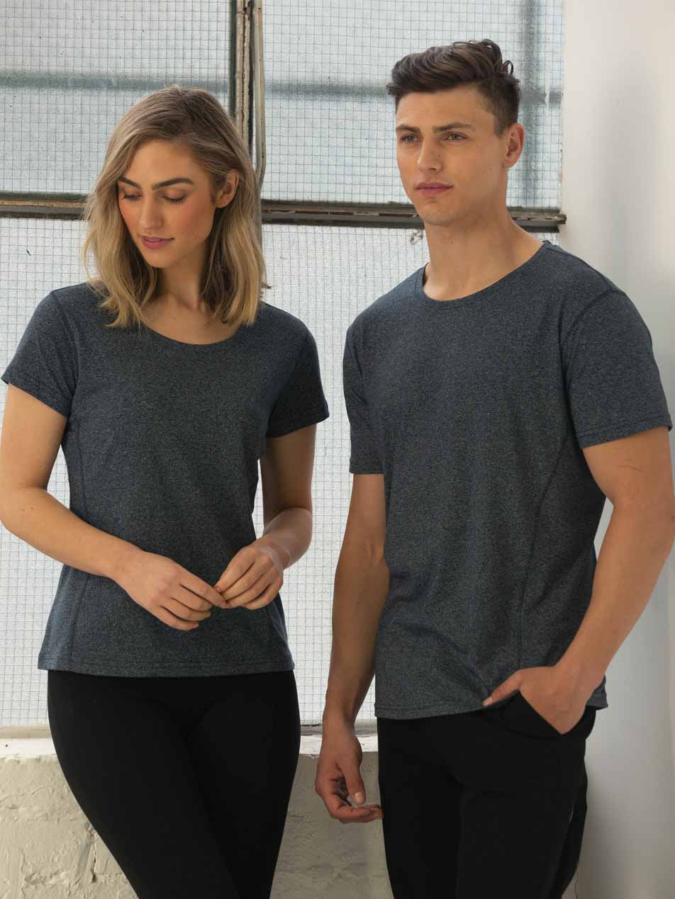 Mens Heather Sprint High Performance Tee Shirt