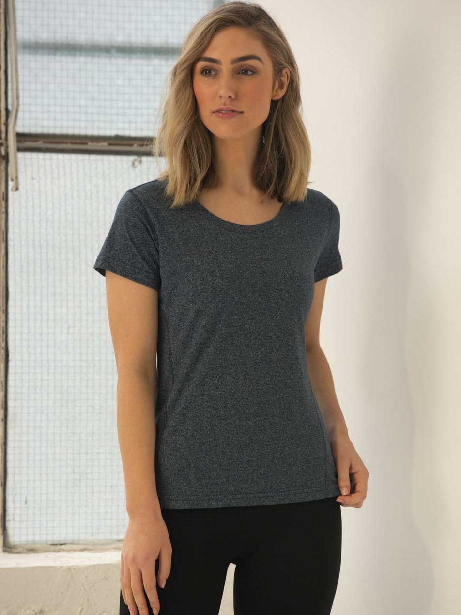 Ladies Heather Sprint High Performance Tee Shirt