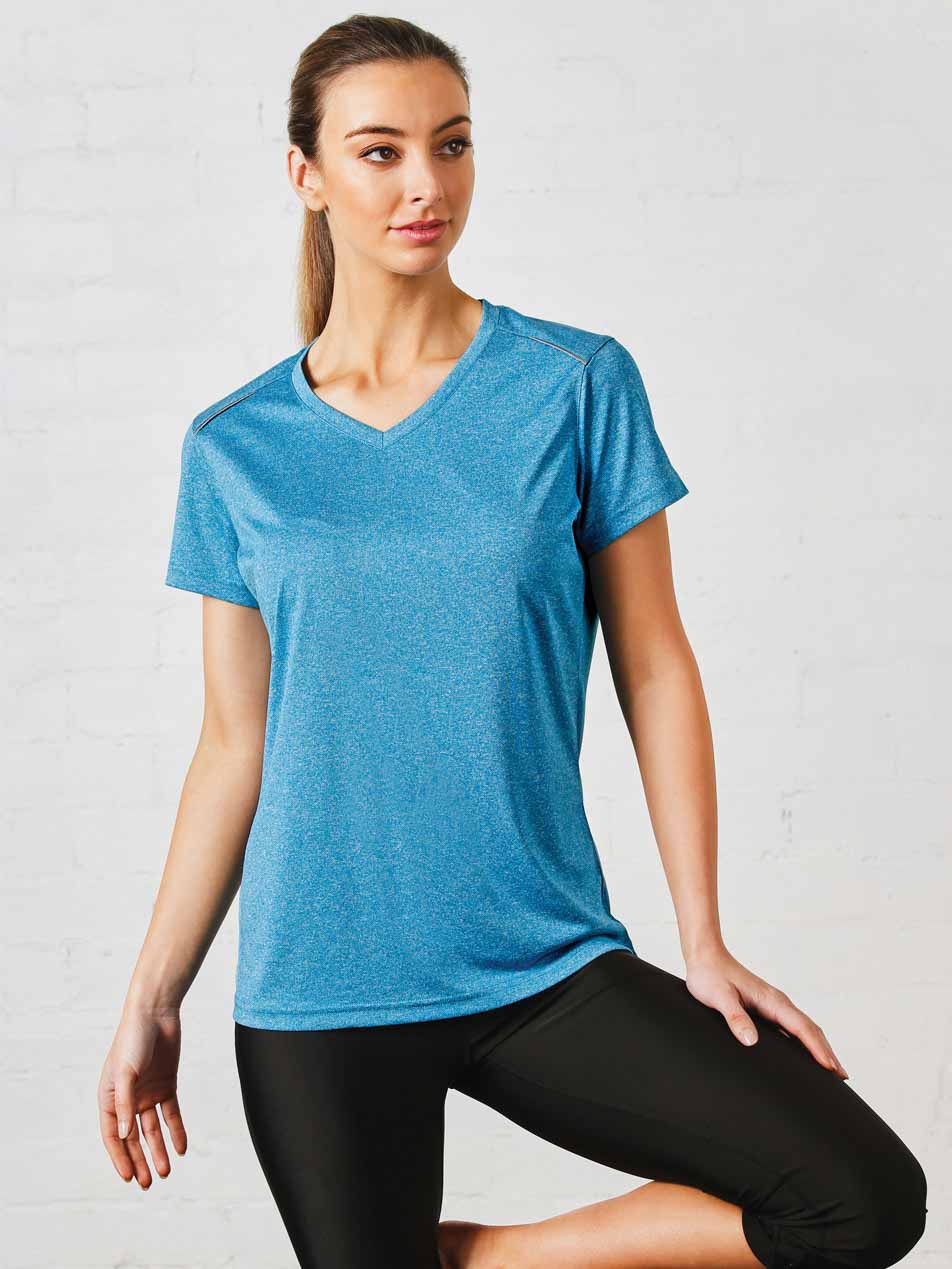 Ladies Harland RapidCool Contrast Short Sleeve Tee Shirt