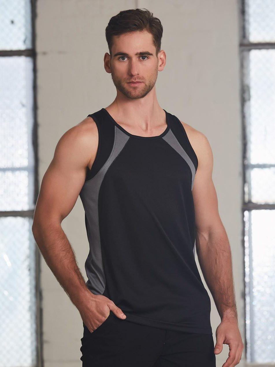 Mens Sprint CoolDry Athletic Singlet