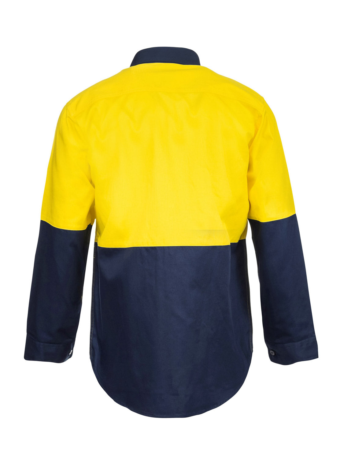 Hi Vis Long Sleeve Cotton Drill Shirt