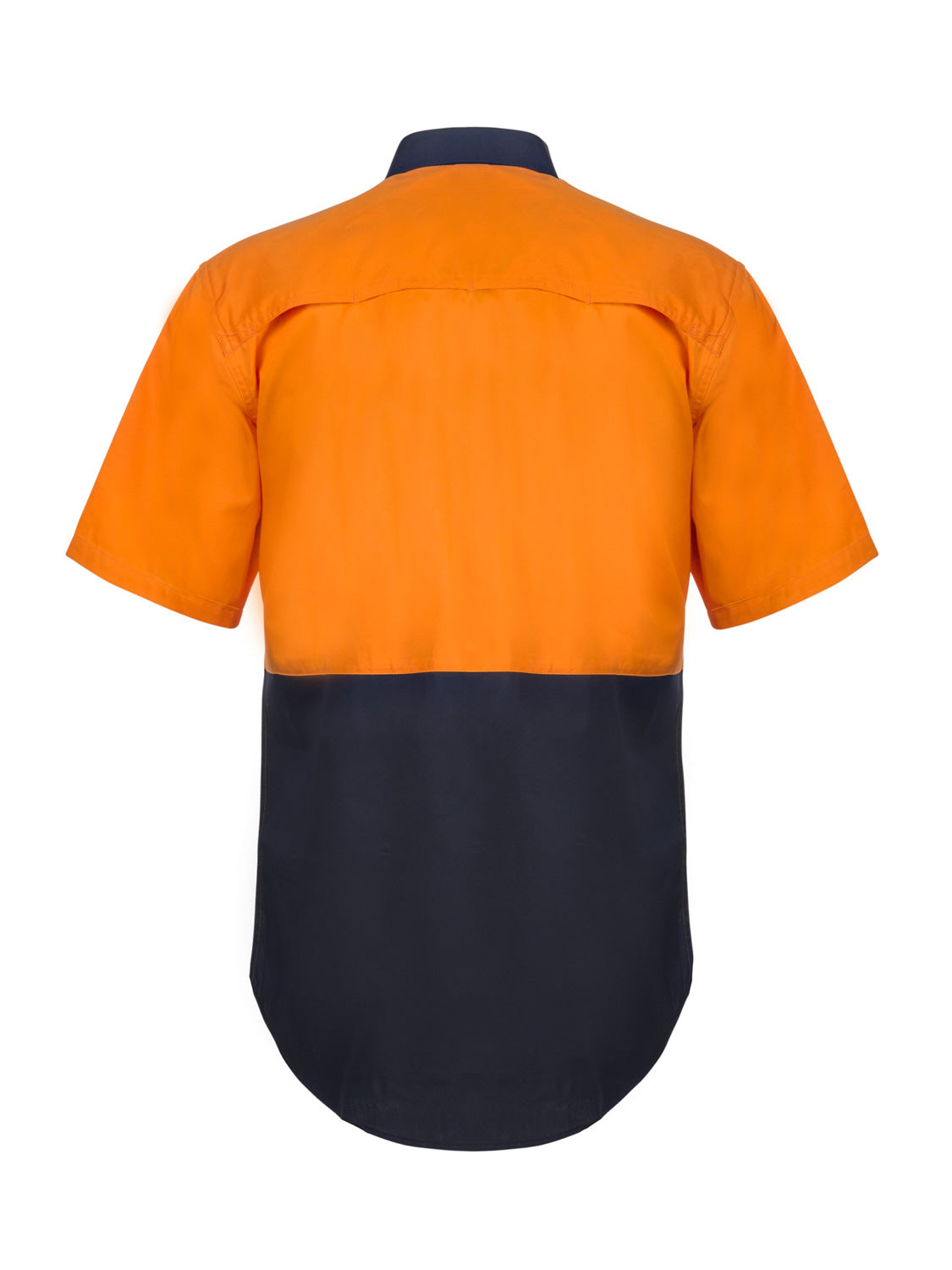 Lightweight Hi Vis Short Sleeve Vented Cotton Drill Shirt