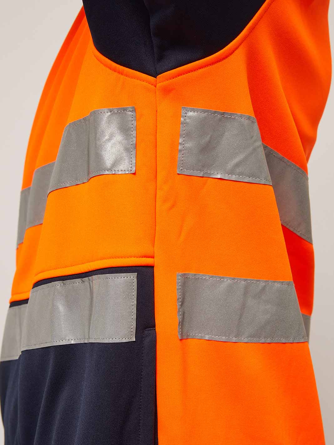 Hi Vis Full Zip Reflective Hoodie