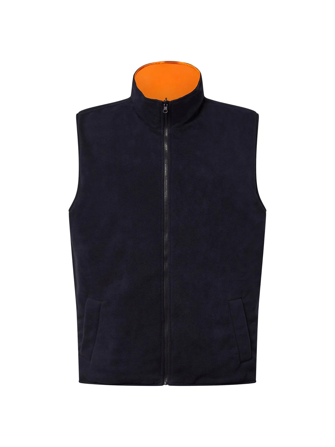 NSW Rail Hi Vis Reversible Fleece Reflective Vest with X Pattern