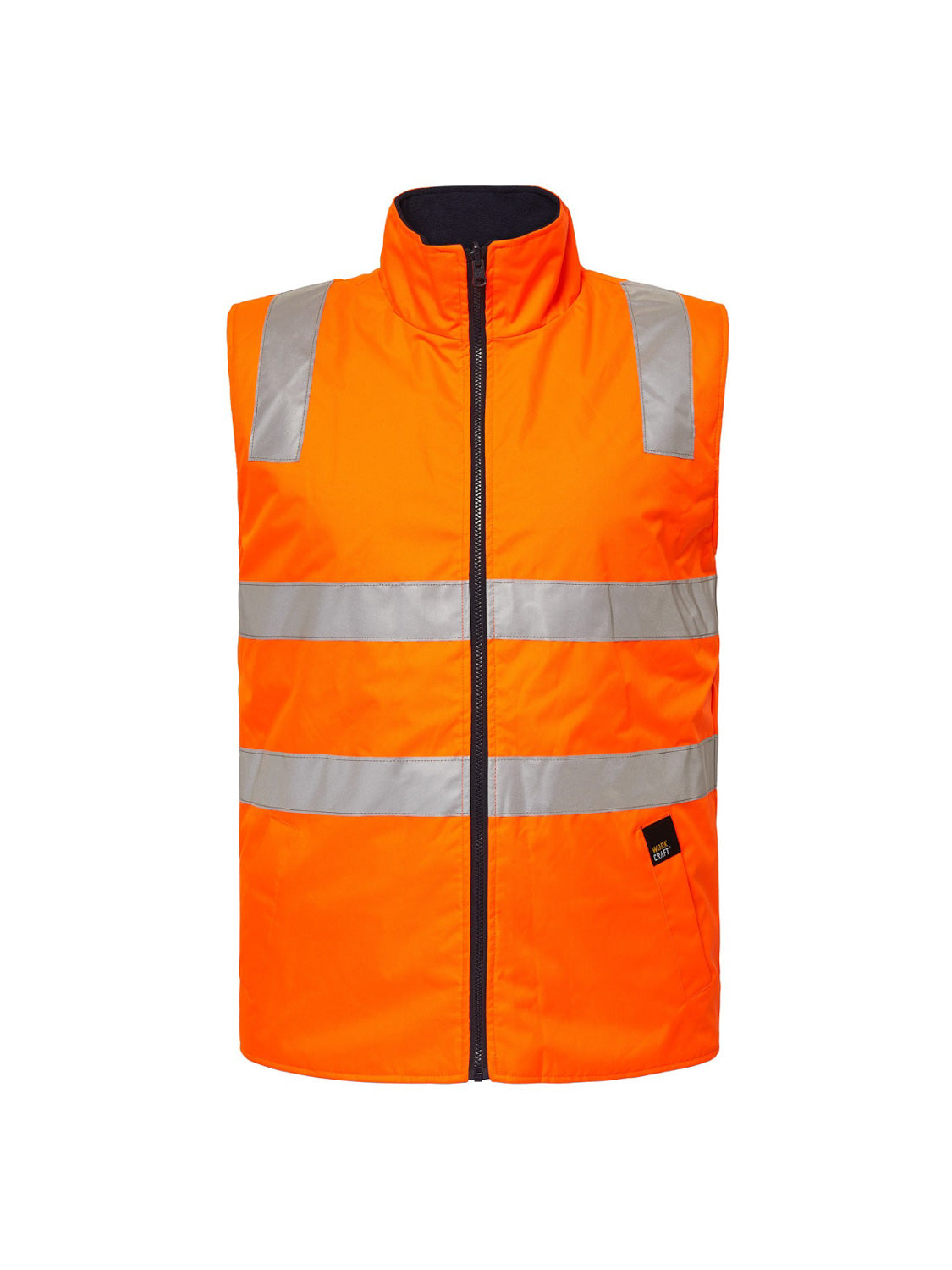Hi Vis 6 in 1 Two Tone Reflective Jacket with Removable Sleeves