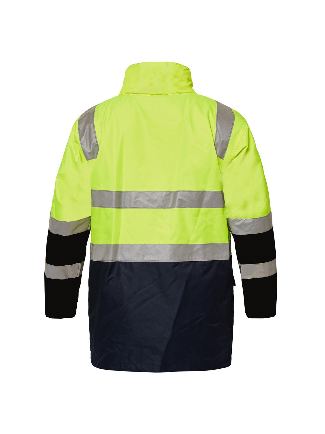 Hi Vis 6 in 1 Two Tone Reflective Jacket with Removable Sleeves