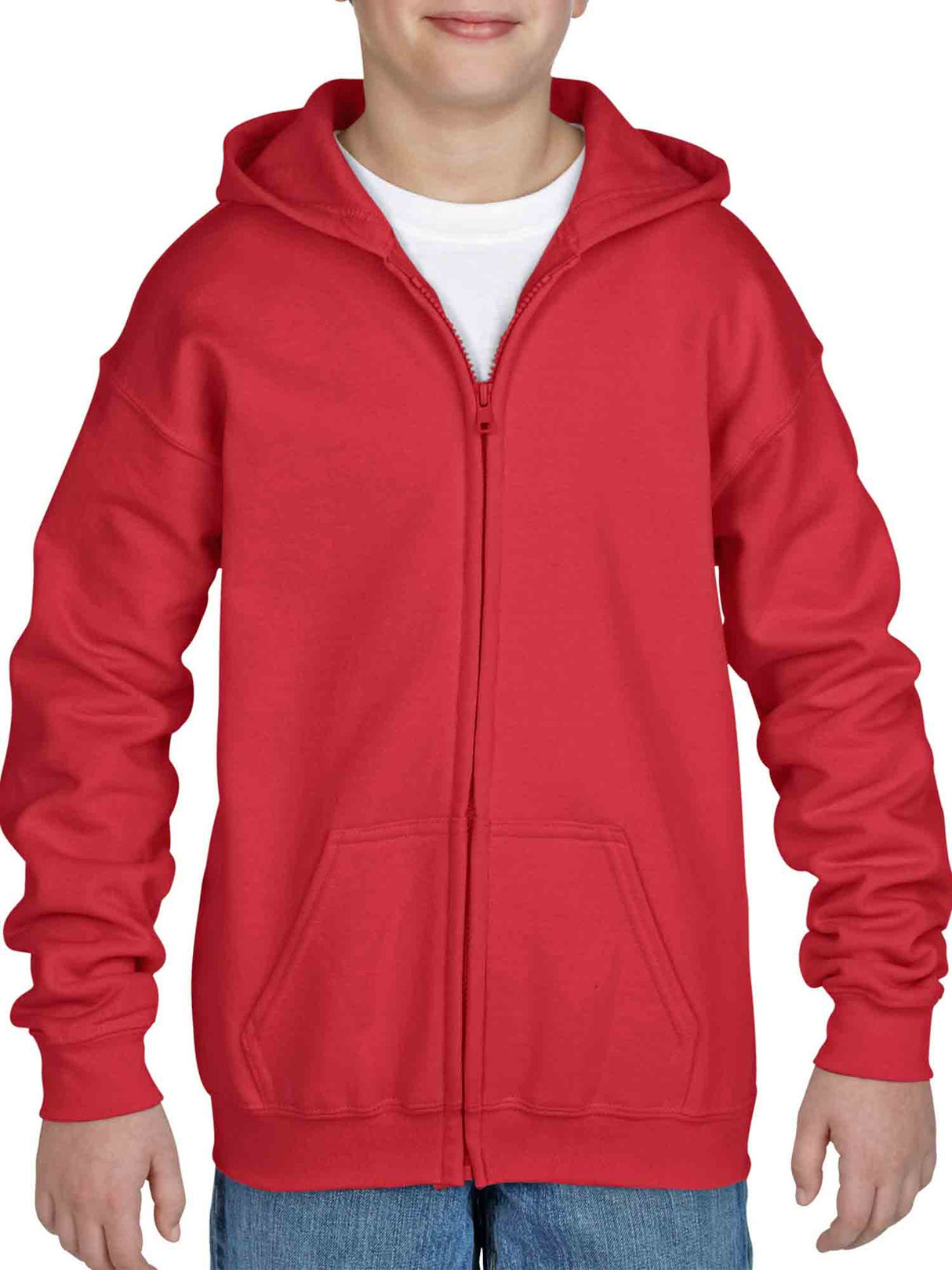 Youth Zip Hooded Sweatshirt