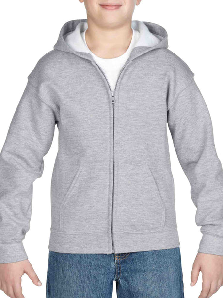 Youth Zip Hooded Sweatshirt
