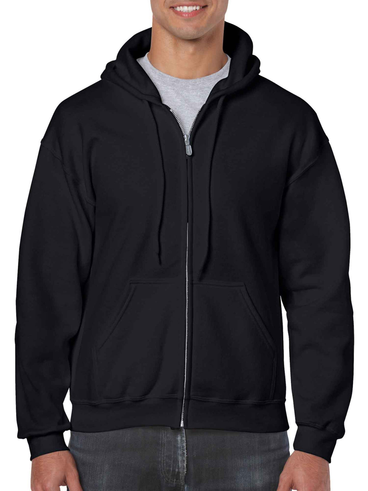 Mens Zip Hooded Sweatshirt