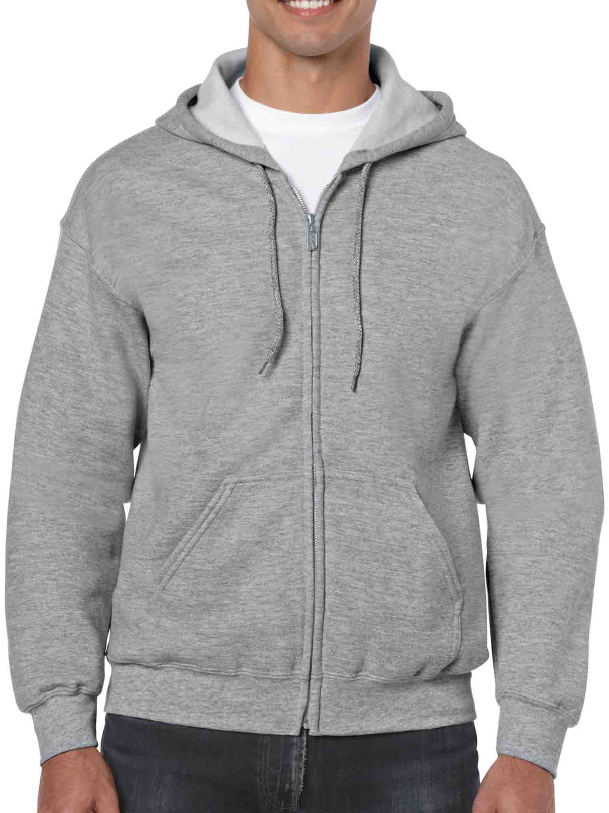 Mens Zip Hooded Sweatshirt