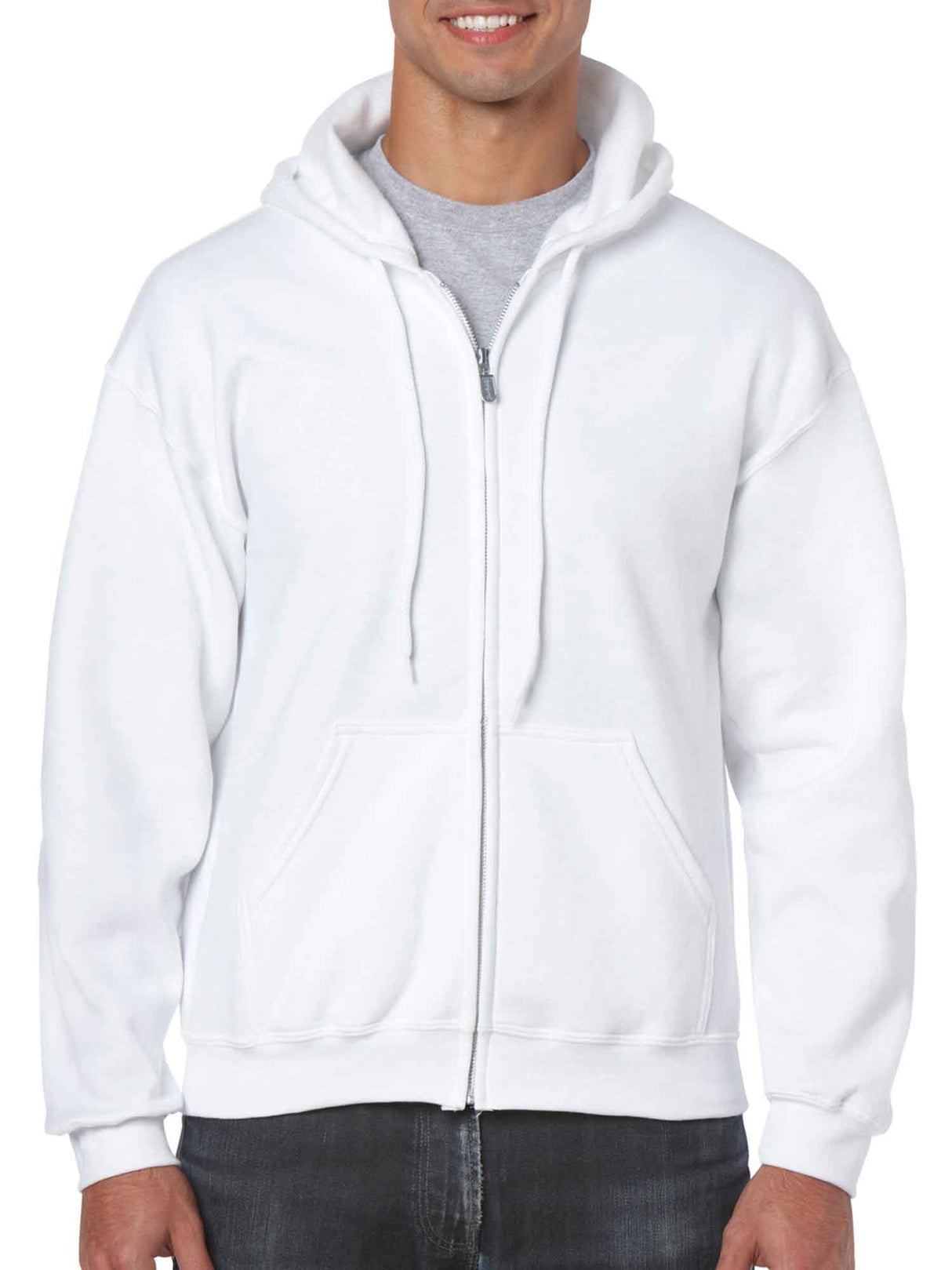 Mens Zip Hooded Sweatshirt