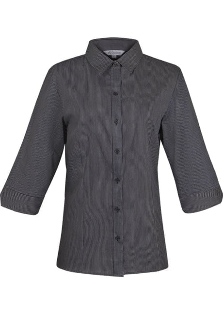 Henley Ladies 3/4 Sleeve Shirt