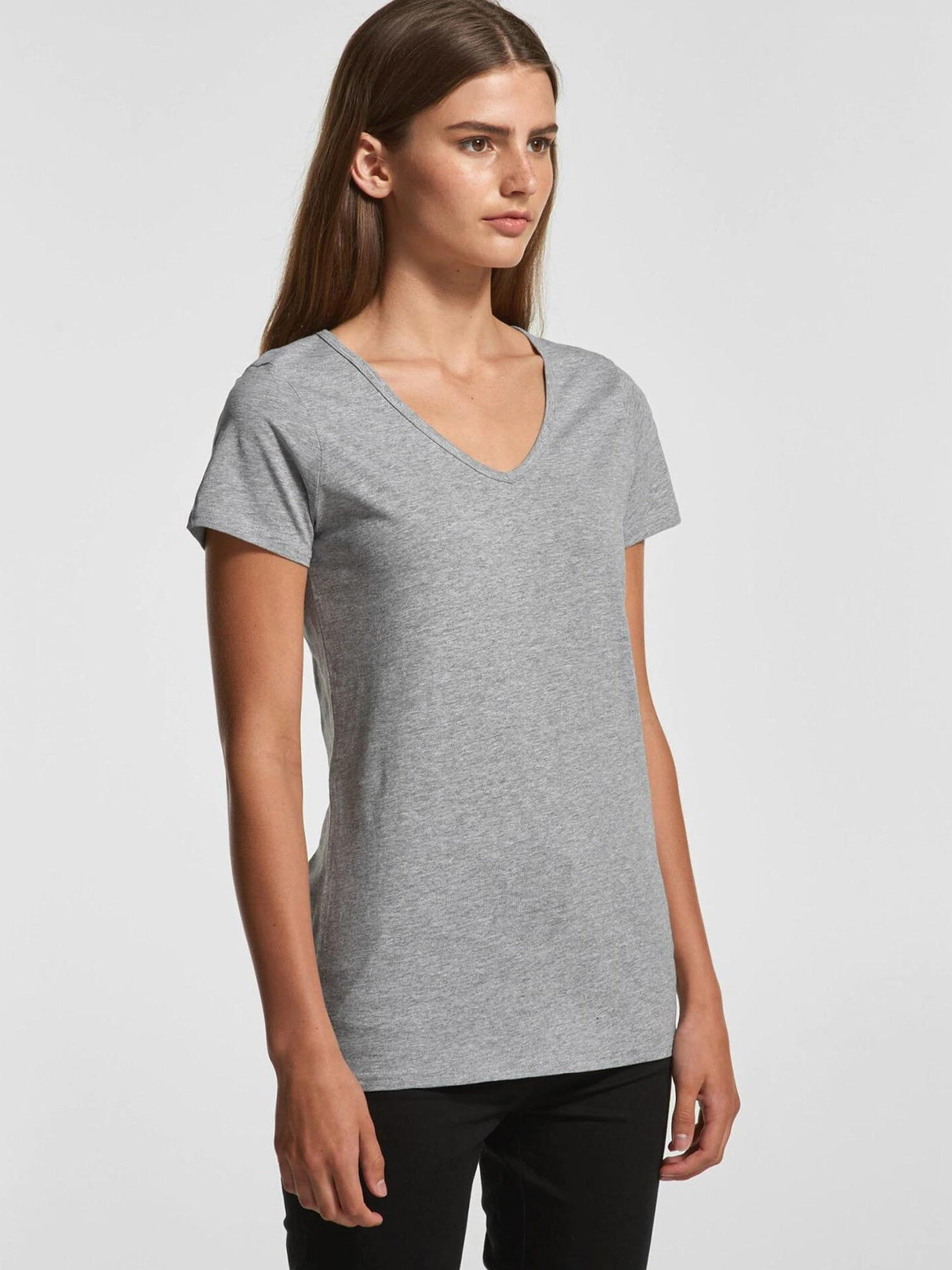 Womens Bevel V-Neck Tee