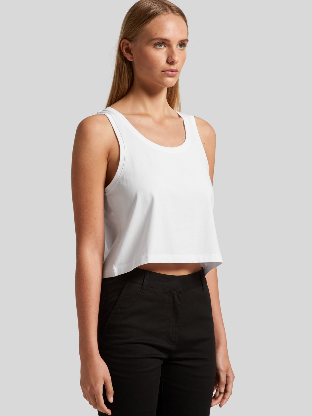 Womens Crop Singlet