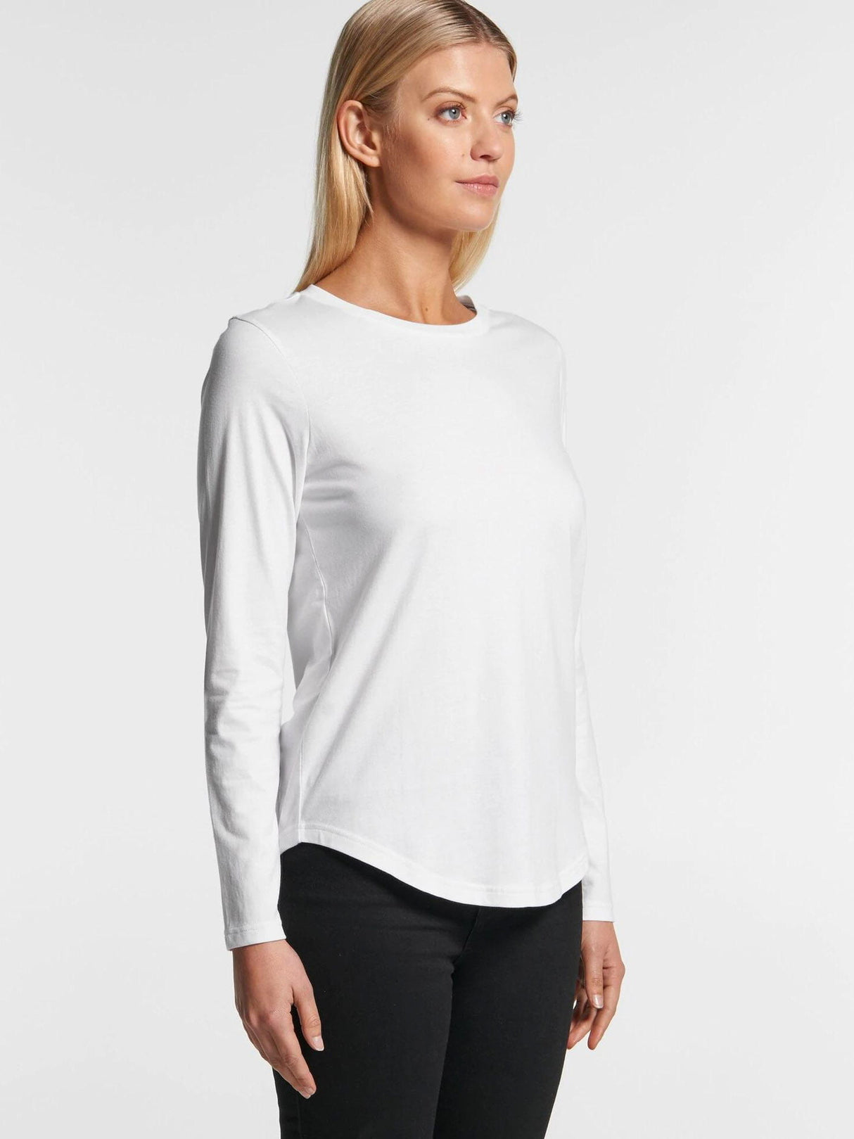 Womens Curve Long Sleeve Tee