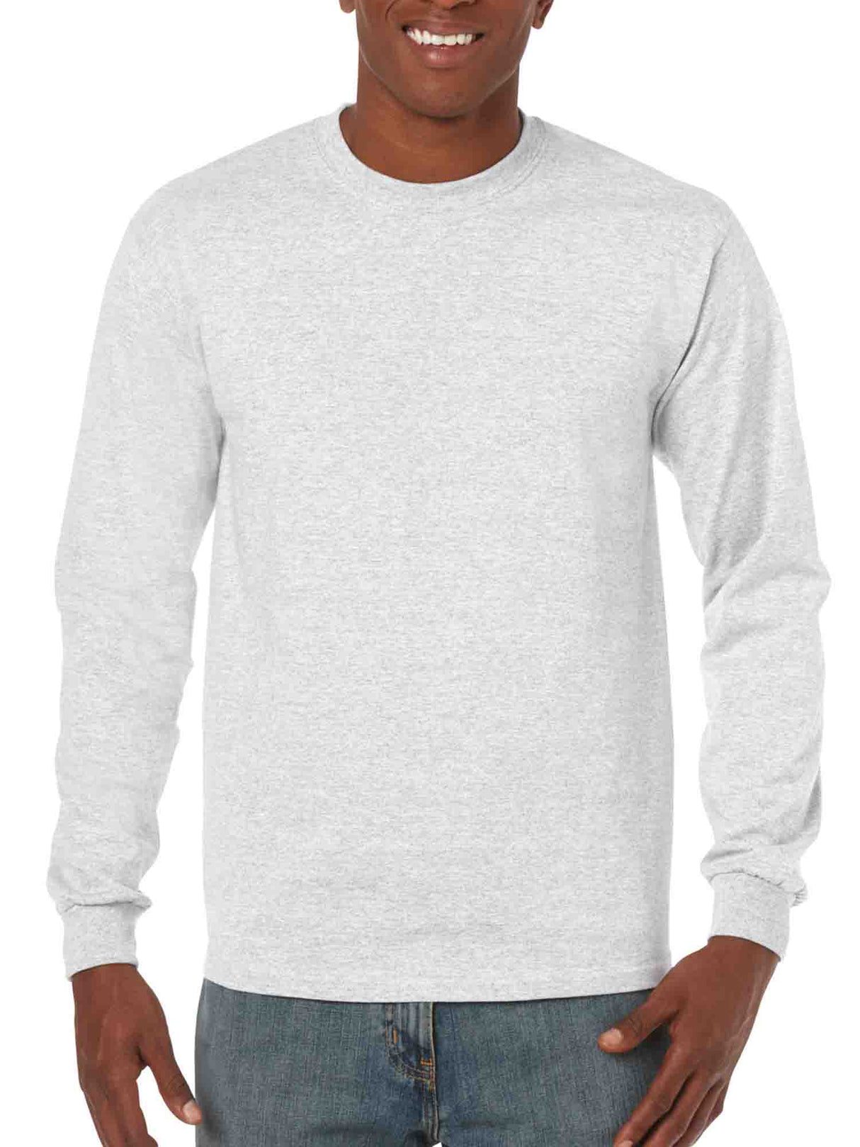 Mens Heavy Cotton Long Sleeve Tee