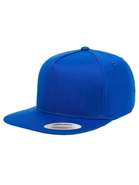 Classic 5 Panel Cotton Twill Snapback Cap