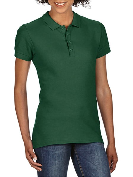 Ladies Softstyle Double Pique Polo