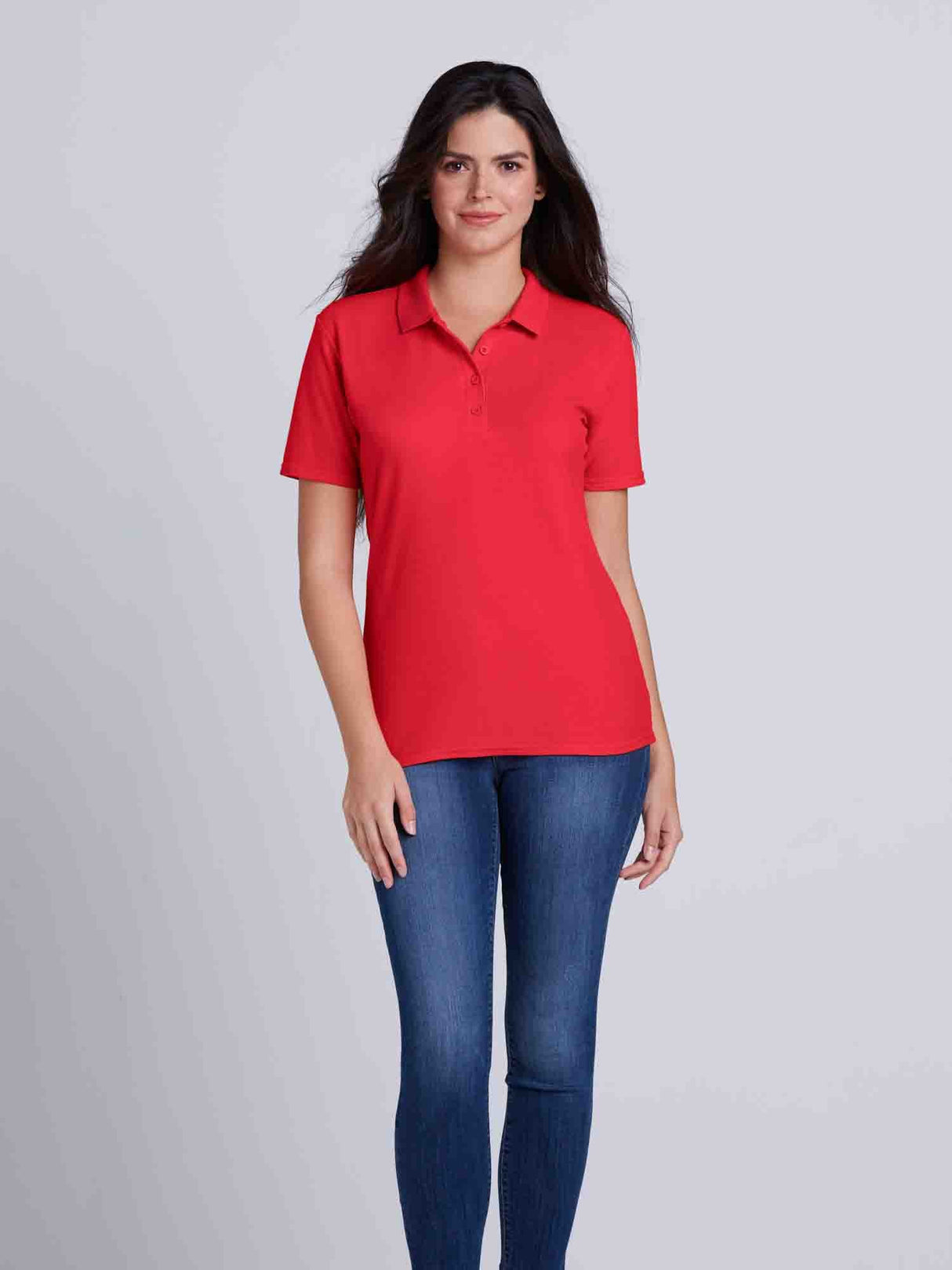 Ladies Softstyle Double Pique Polo