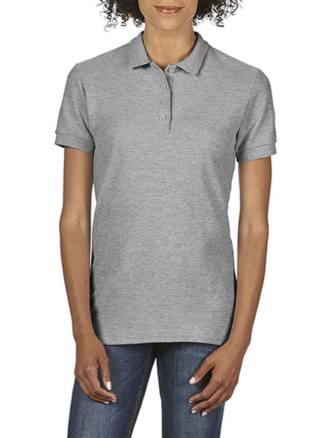 Ladies Softstyle Double Pique Polo