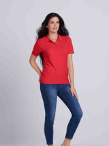 Ladies Softstyle Double Pique Polo