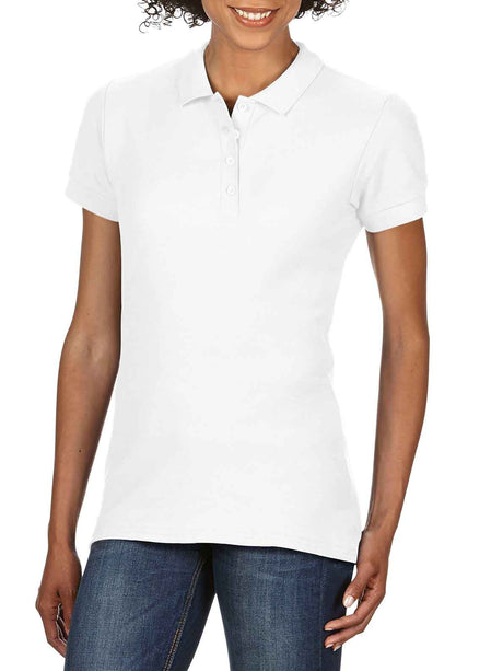 Ladies Softstyle Double Pique Polo