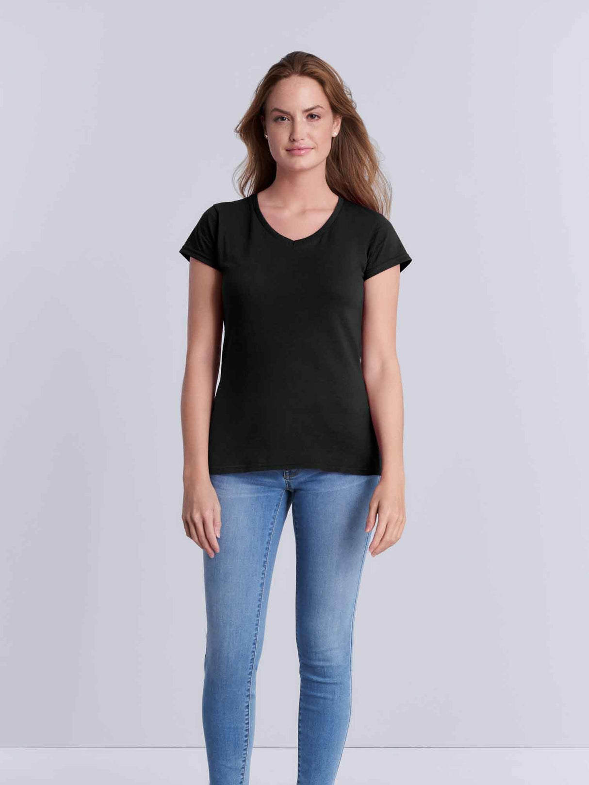 Ladies Softstyle V-neck Short Sleeve Tee