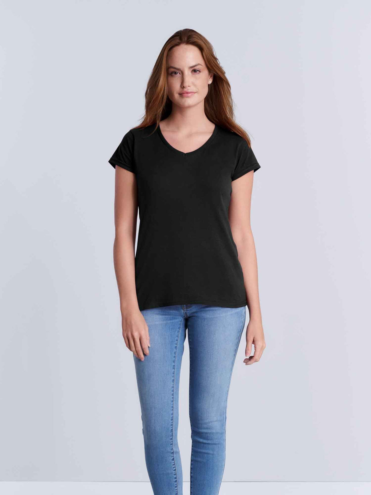 Ladies Softstyle V-neck Short Sleeve Tee