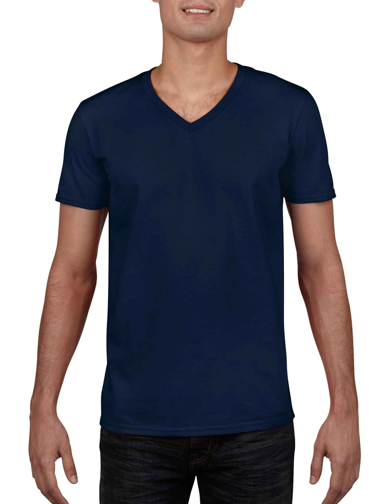 Mens Softstyle V-Neck Short Sleeve Tee