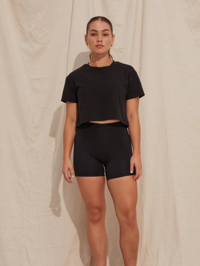 Cropped Tee Onyx