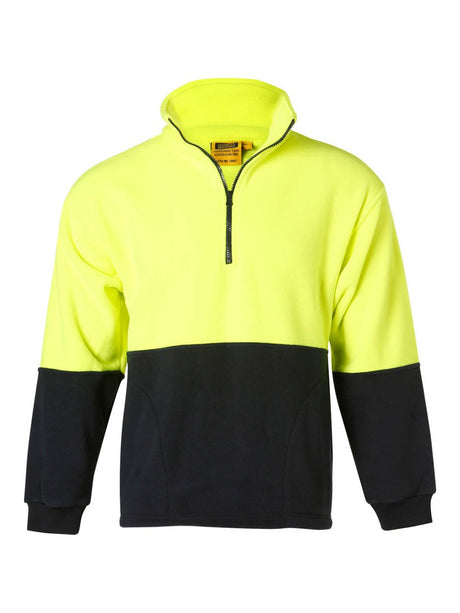 Mens Hi-Vis Two Tone Polar Fleece