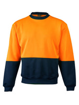 Mens Hi-Vis Two Tone Crew Neck