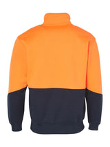 Mens Hi-Vis Long Sleeve Fleece Sweat