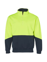 Mens Hi-Vis Long Sleeve Fleece Sweat