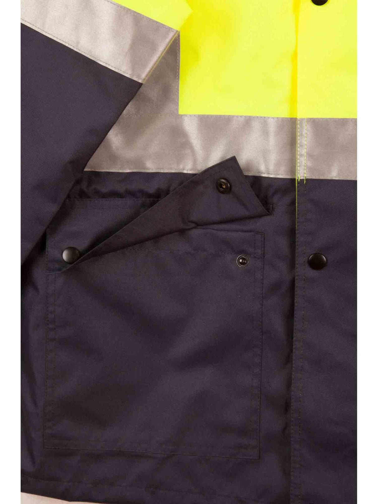 Mens Hi-Vis Jacket With Mesh Lining and Taping