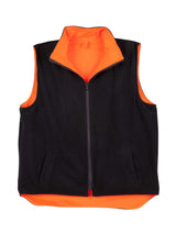 Mens Hi-Vis Reversible Safety Vest With 3M Tape